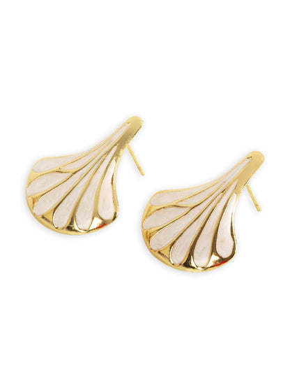 Gilded Net Earring