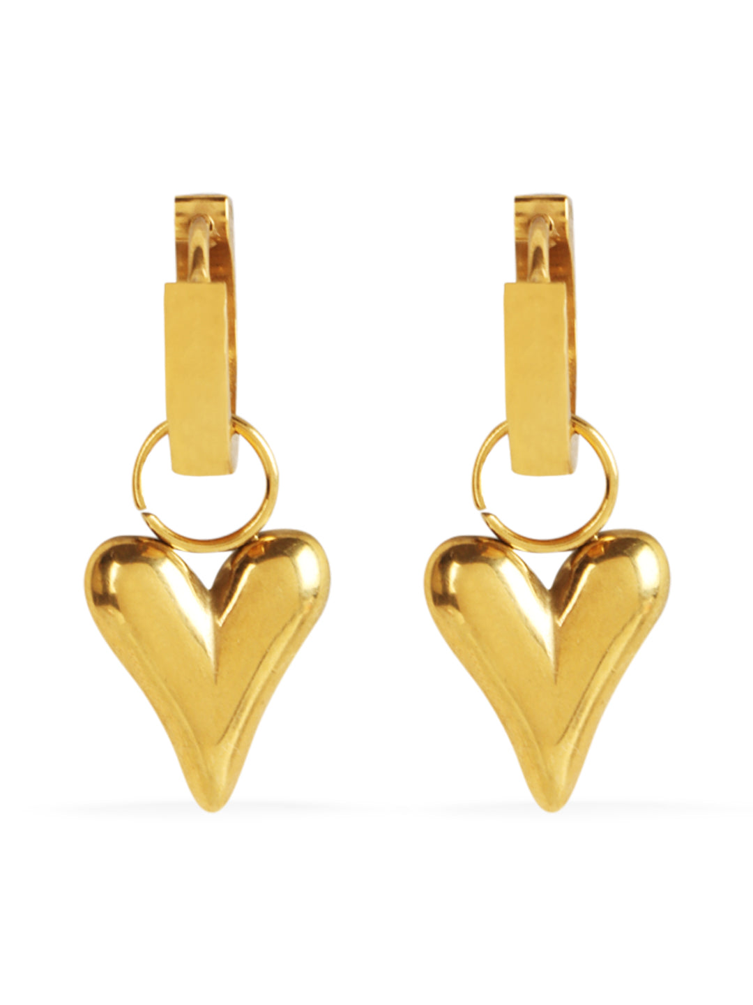 Luxe Bloom Gold Hinged Earring