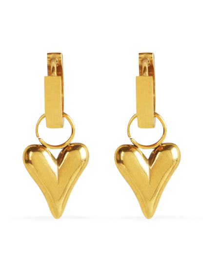 Luxe Bloom Gold Hinged Earring