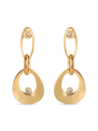 Ethereal Shine Gold Earrings