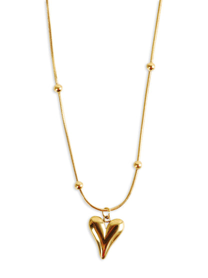 Pinterest-Style Aesthetic Heart Necklace