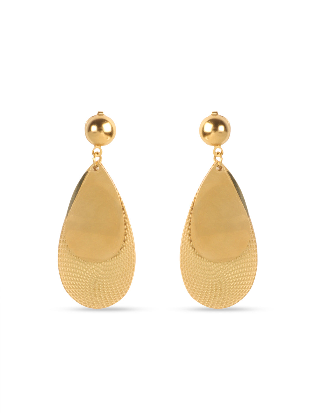 Kraze Golden Glow Korean Drop Earrings