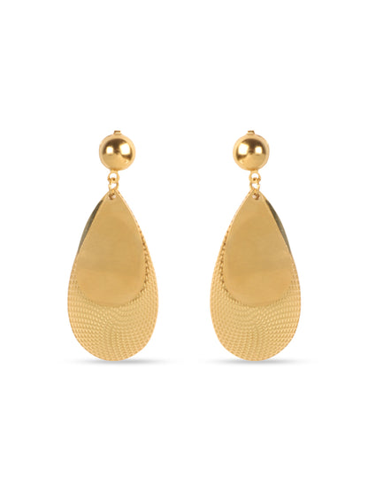 Kraze Golden Glow Korean Drop Earrings