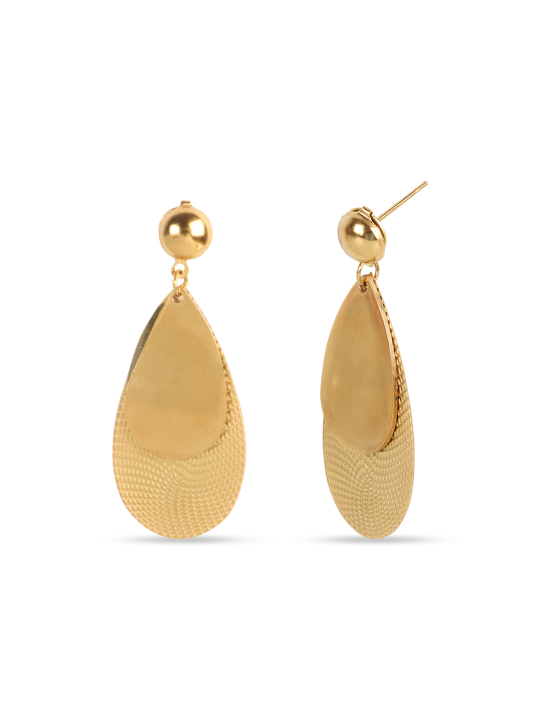 Kraze Golden Glow Korean Drop Earrings