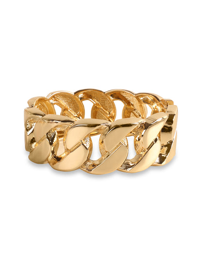 Golden Embrace Statement Bracelet