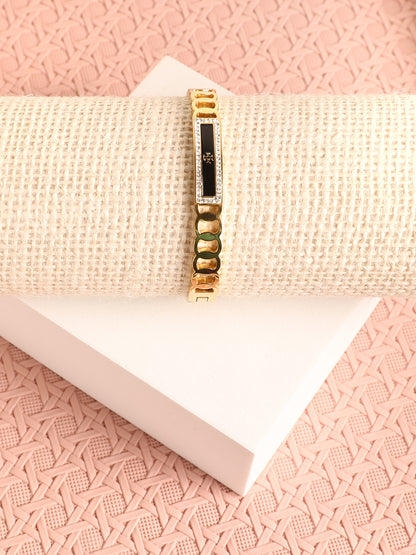 Elegant 24K Gold-Plated Korean Bracelet