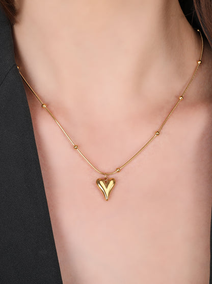 Pinterest-Style Aesthetic Heart Necklace