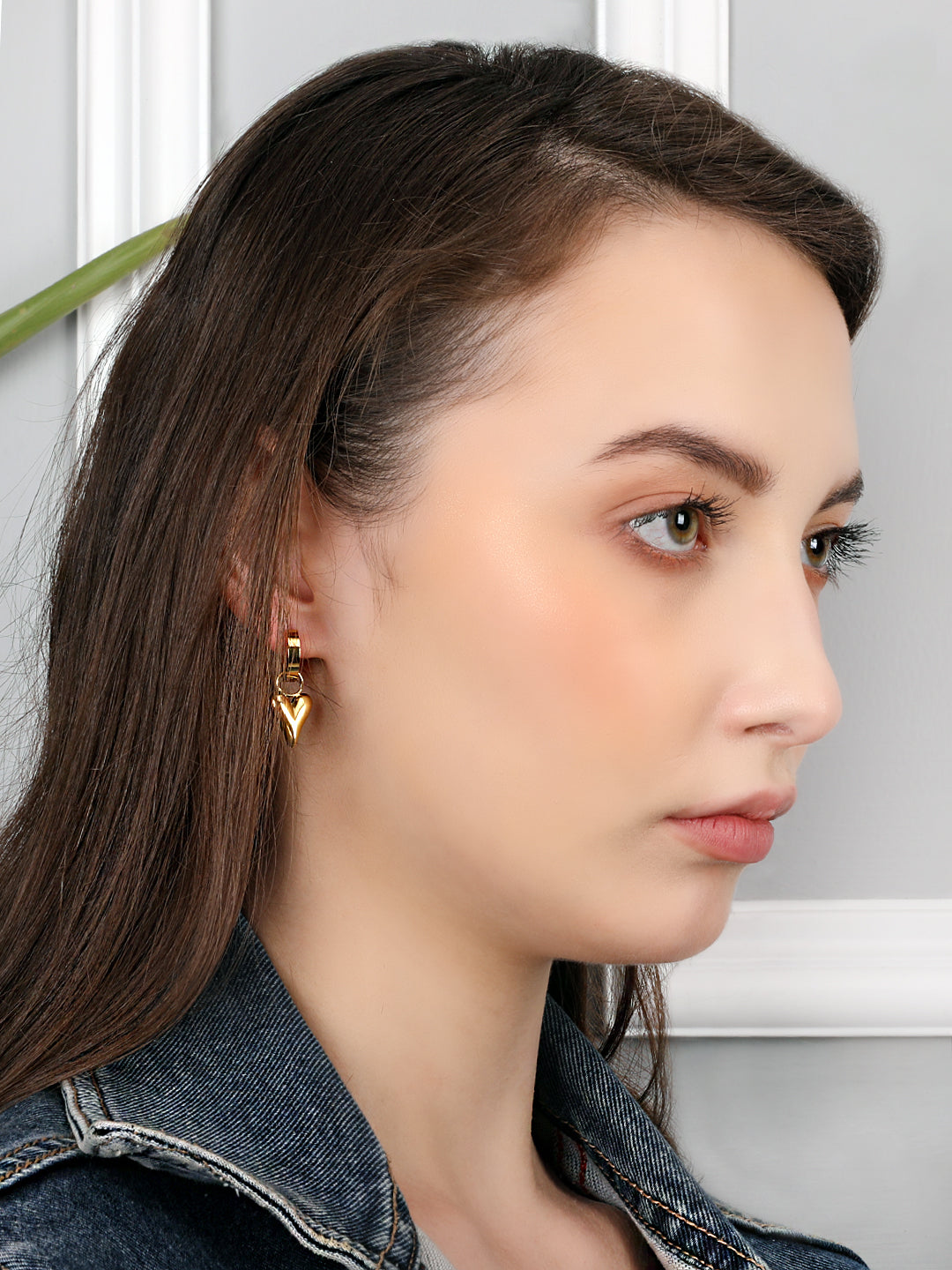 Luxe Bloom Gold Hinged Earring