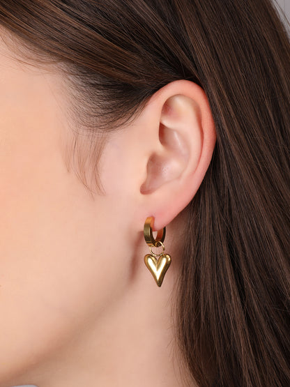 Luxe Bloom Gold Hinged Earring