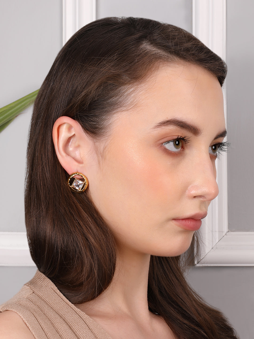 Kraze Rose Gold Elegant Earring