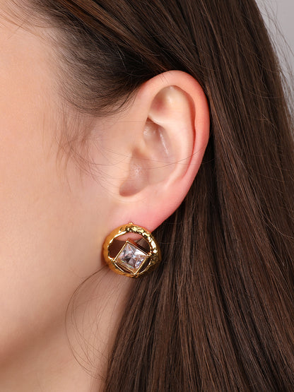 Kraze Rose Gold Elegant Earring