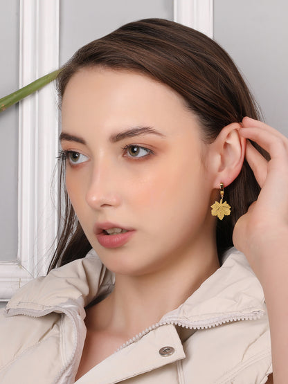 Regal Olive Swing Hinged Earring