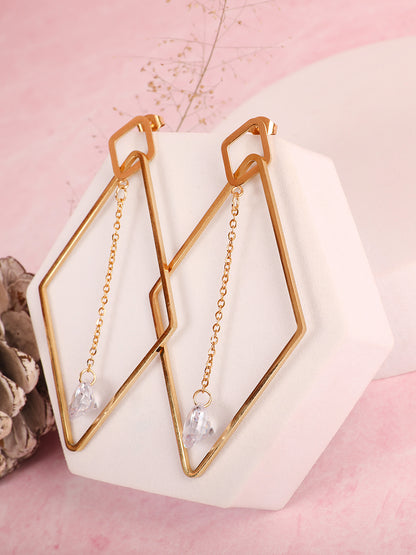 Golden Glam Statement Earrings Set