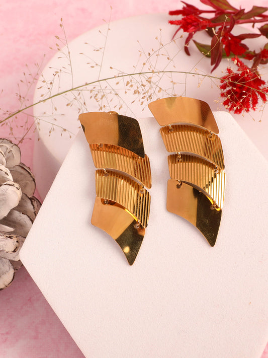 Kraze Statement Bold Western Jingle Earrings