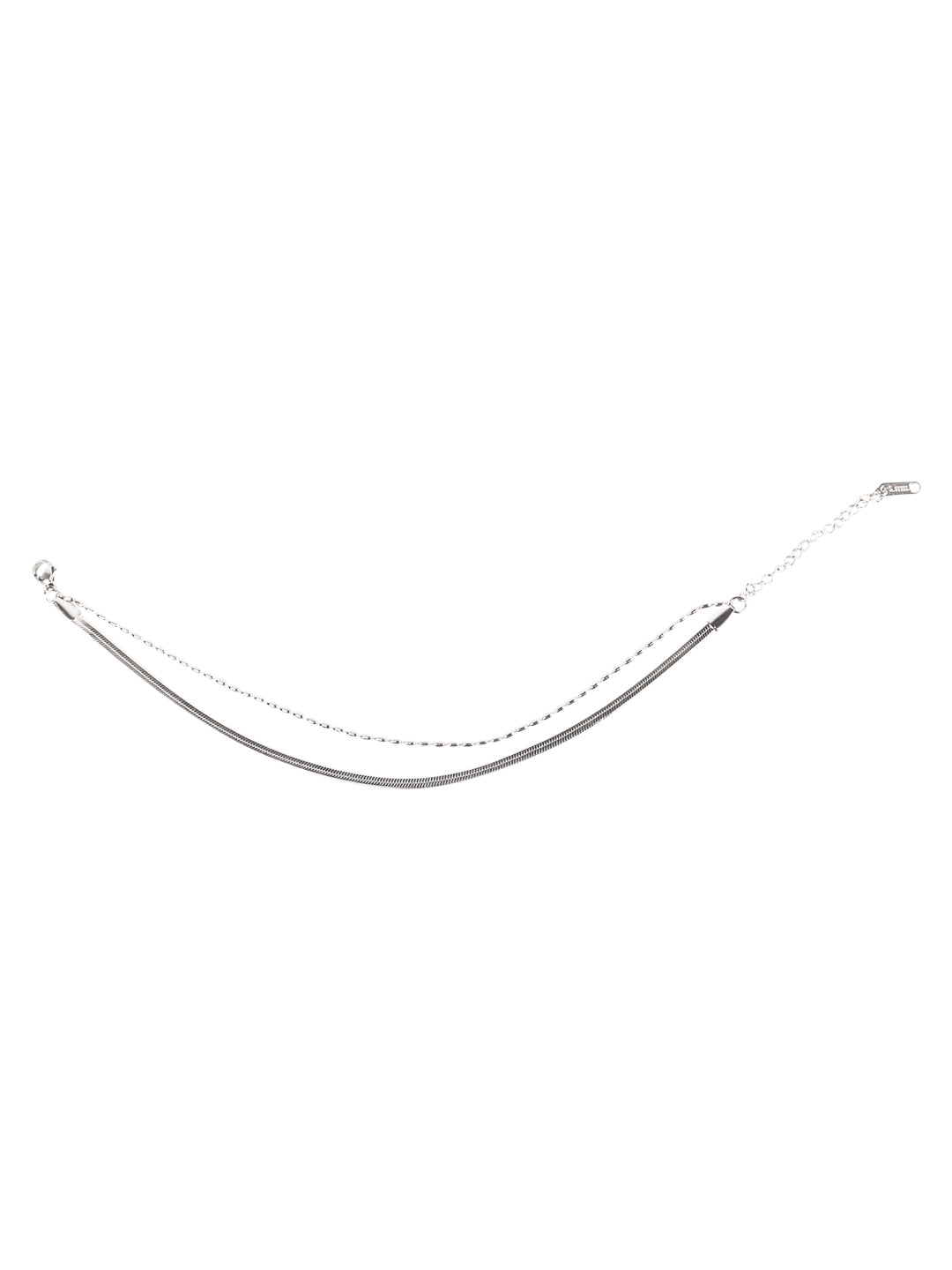 Silver Blossom Korean Ankle Bracelet