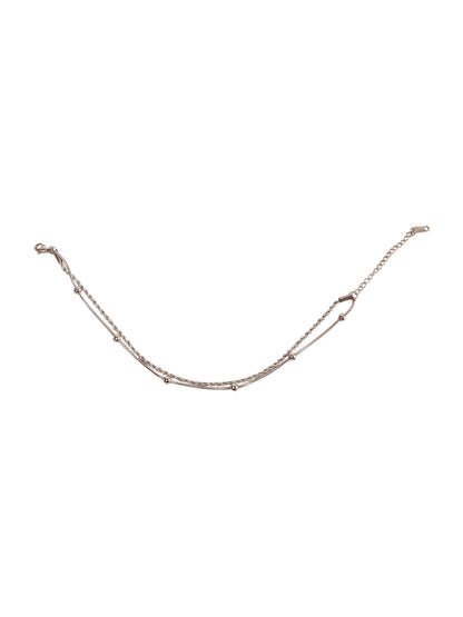 Graceful Charm Korean Silver-Plated Anklet