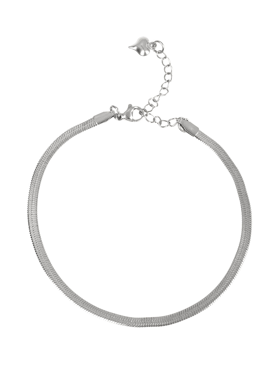 Shimmering Seoul Silver Foot Chain