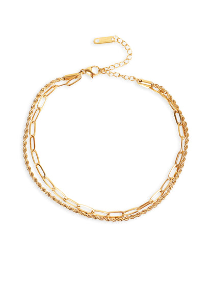 Golden Aura Adjustable Foot Chain