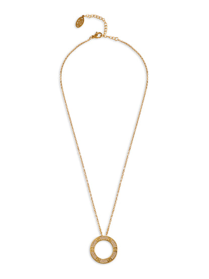 Kraze Golden Glow Round Pendant