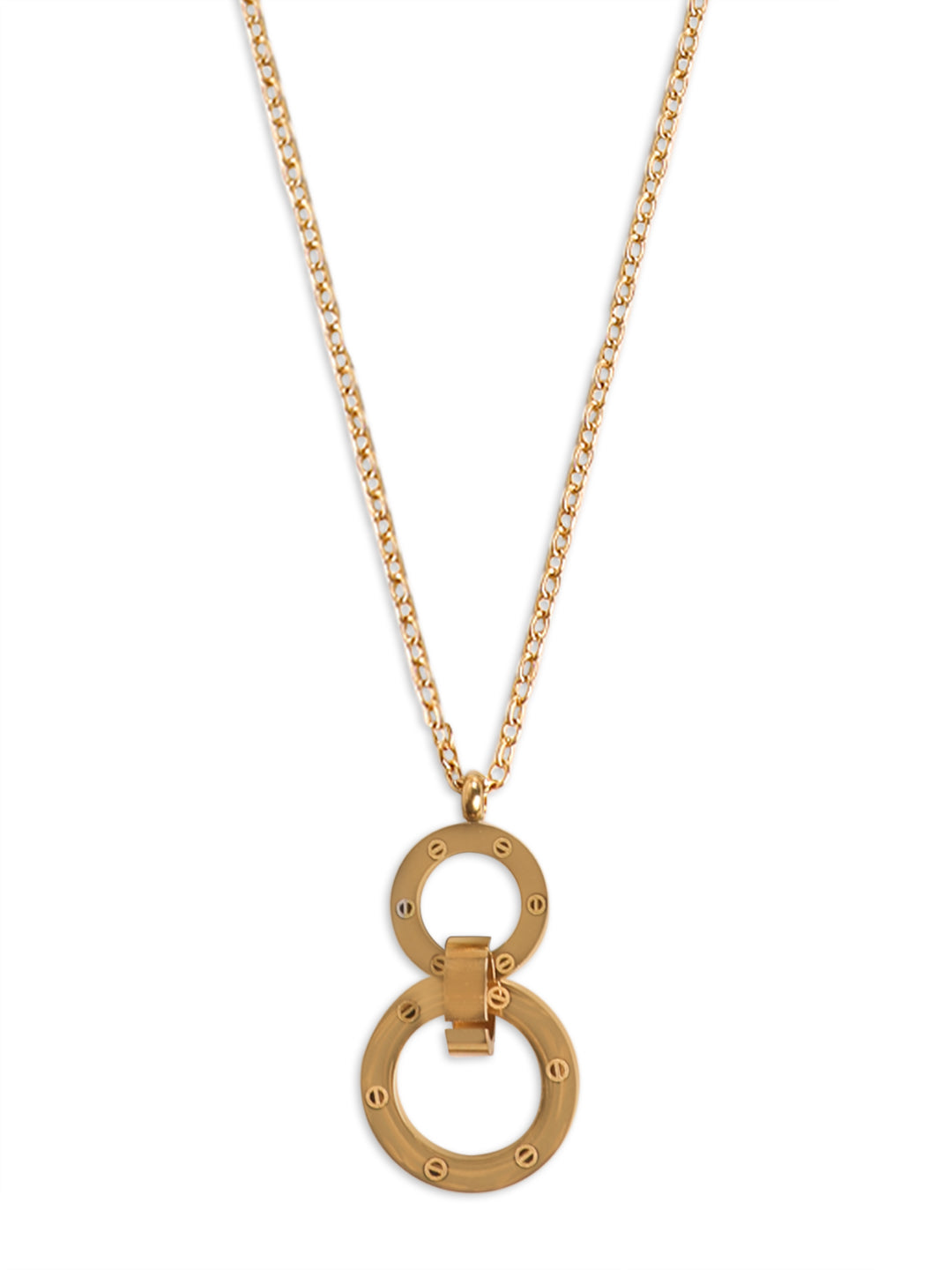 Infinity Glow Gold-Plated Pendant