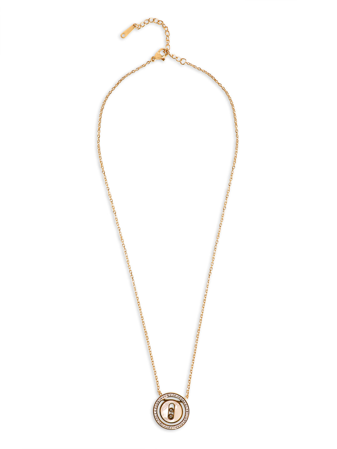 Kraze Stylish Charm Gold-Plated Pendant