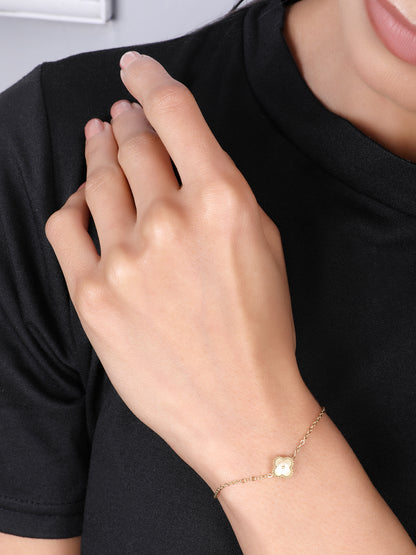 Golden Bloom 24K Gold-Plated Bracelet