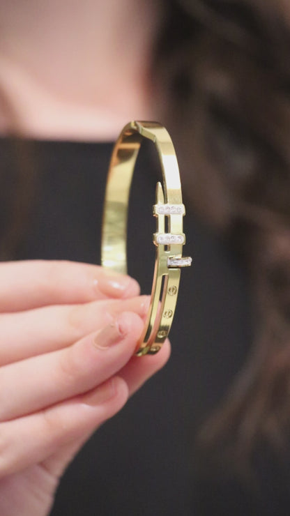 Admiral’s Gold Buckle Bracelet